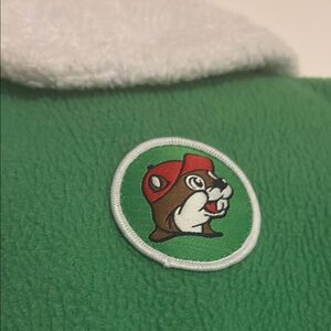 Green Fleece with Animal Patch